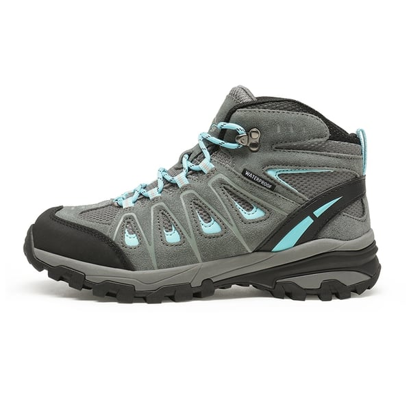 Women's Lightweight Waterproof Hiking Boots - GREY BLUE - 1